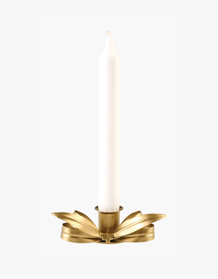 Ljusstake guld - 10,5x9x3,5 cm guld - 1