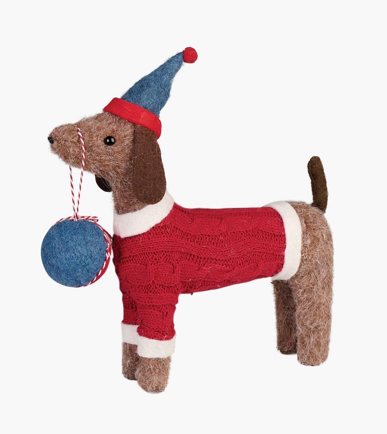 Dekoration multi/röd - 31x8x32 cm multi/röd - 1