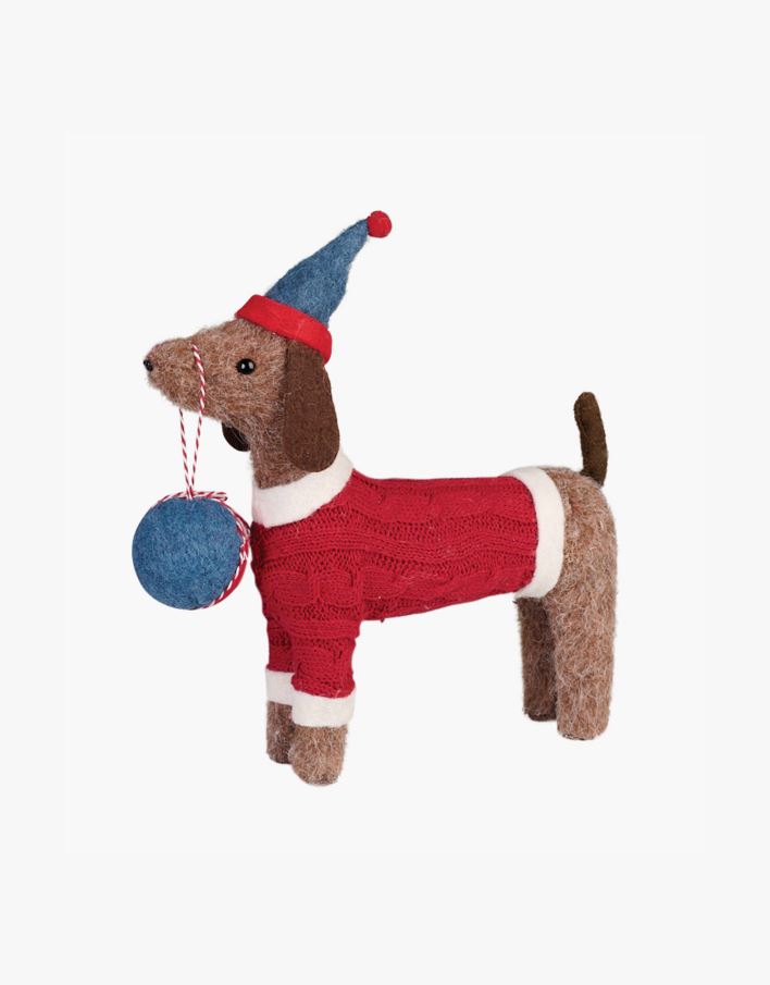 Dekoration multi/röd - 31x8x32 cm multi/röd - 1