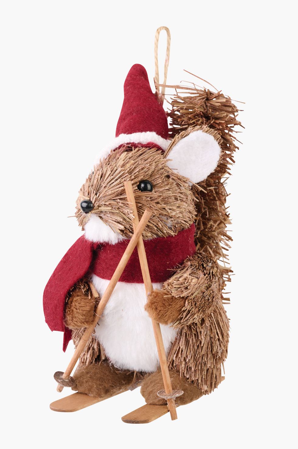 Julgransdekoration brun - 13x8,5x13 cm brun - 1