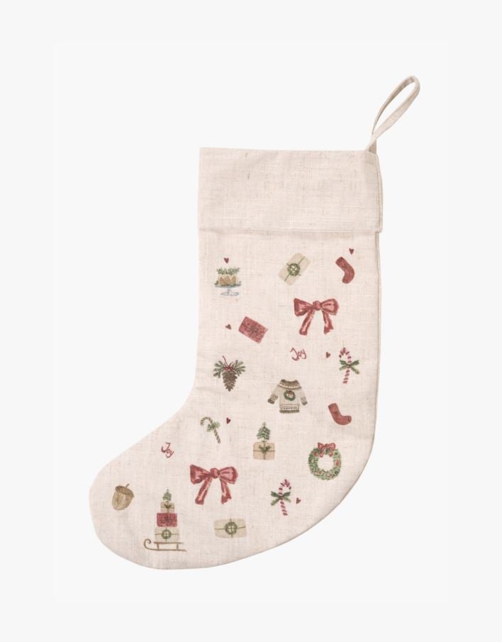 Julstrumpa multi/röd - 35x50 cm multi/röd - 1