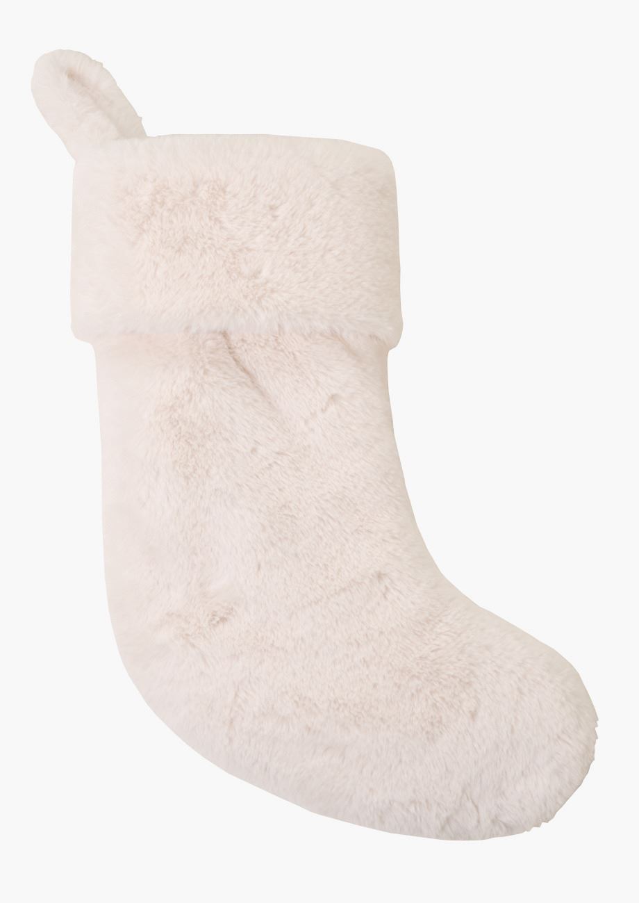 Julstrumpa vit - 14x50 cm vit - 1