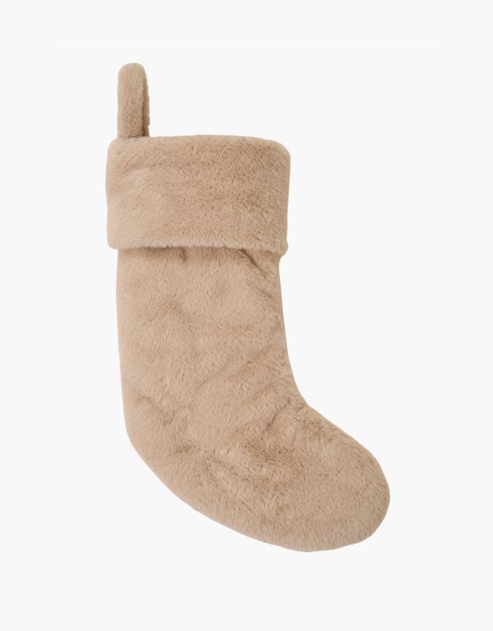 Julstrumpa beige - 14x50 cm beige - 1