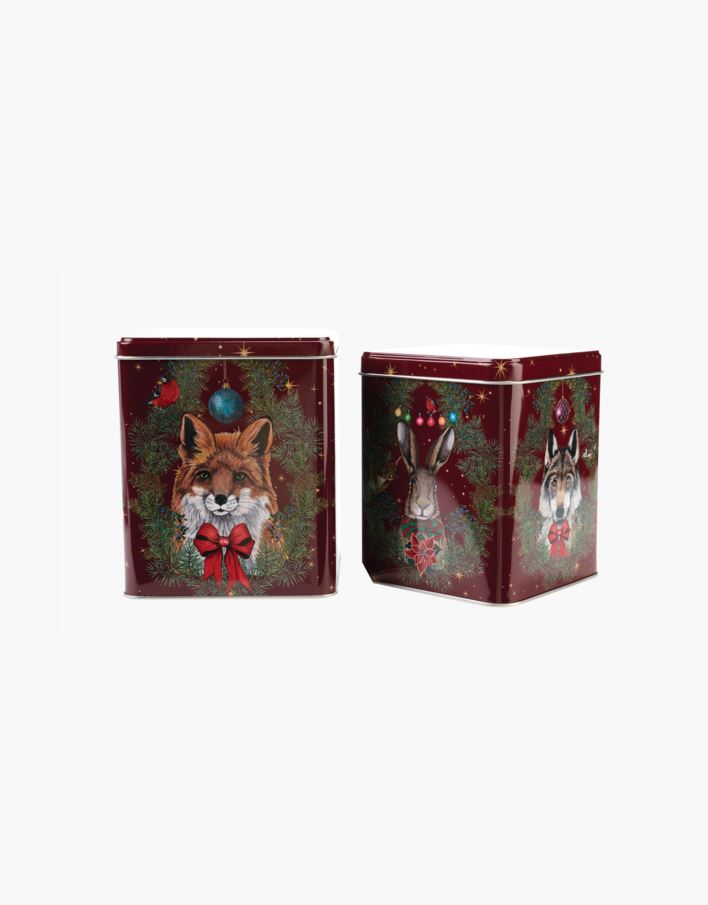 2pk kakeboks röd - 12,5x15 cm röd - 1