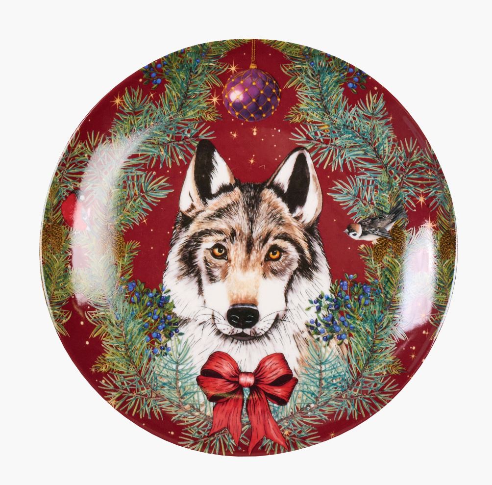 Tallrik röd - ø20,5 cm röd - 1