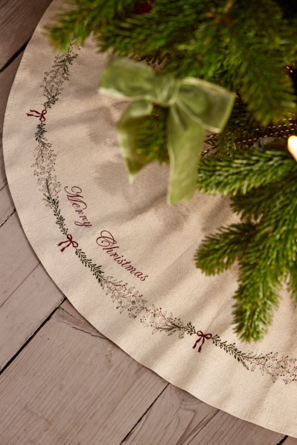 Julgransmatta natur - 2