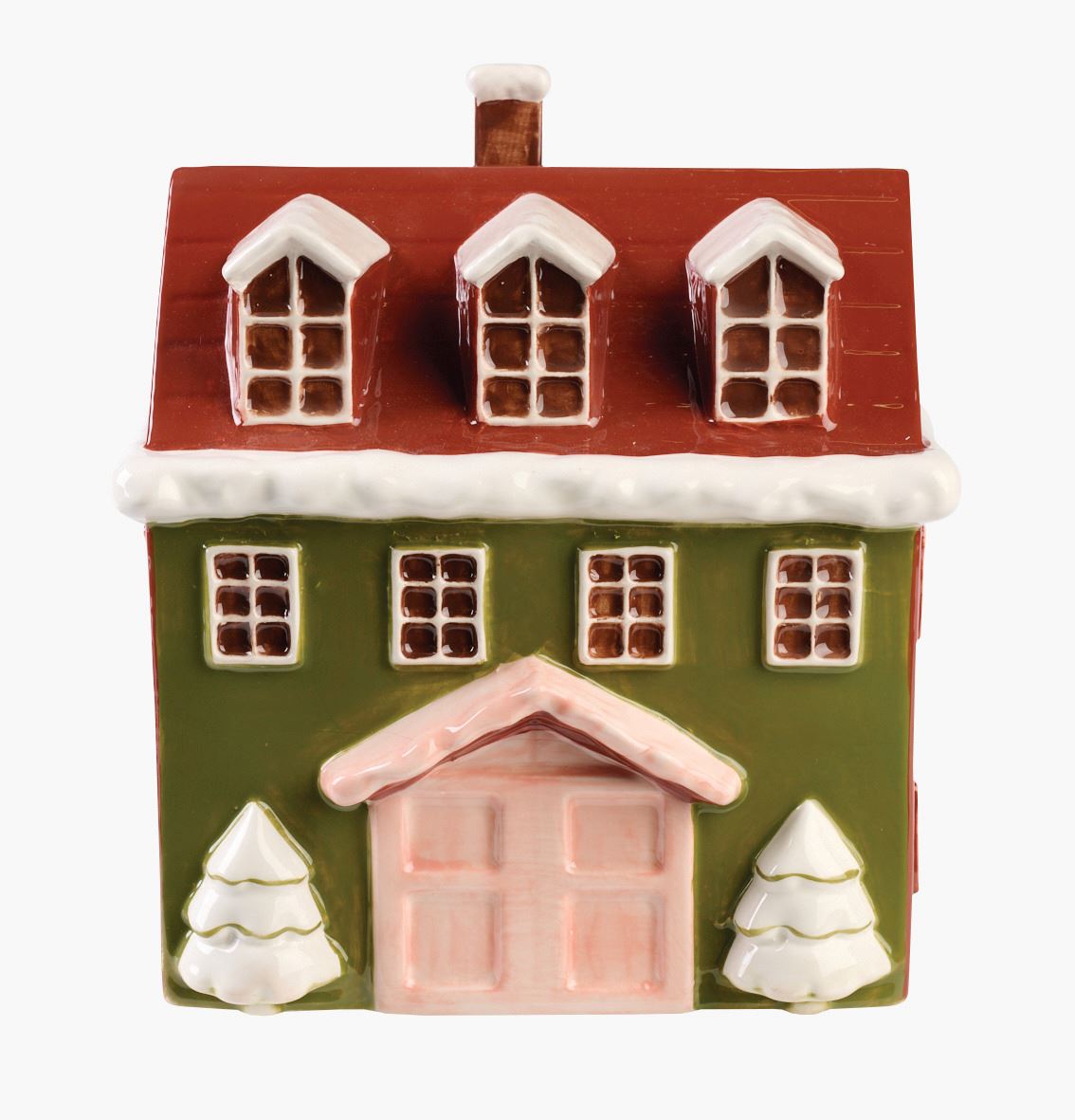 Dekoration multi/grön - 22,7x22,5x23,5 cm multi/grön - 1