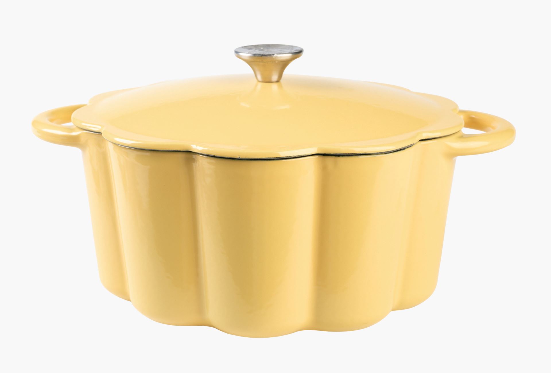 Gjutjärnsgryta rund gul - 4300ml gul - 1