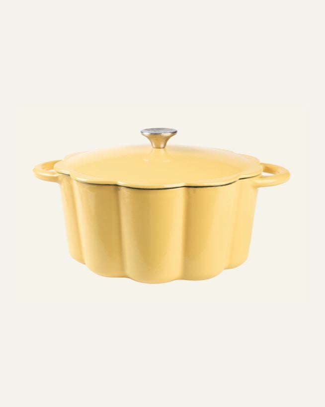 Gjutjärnsgryta rund gul - 4300ml gul - 1