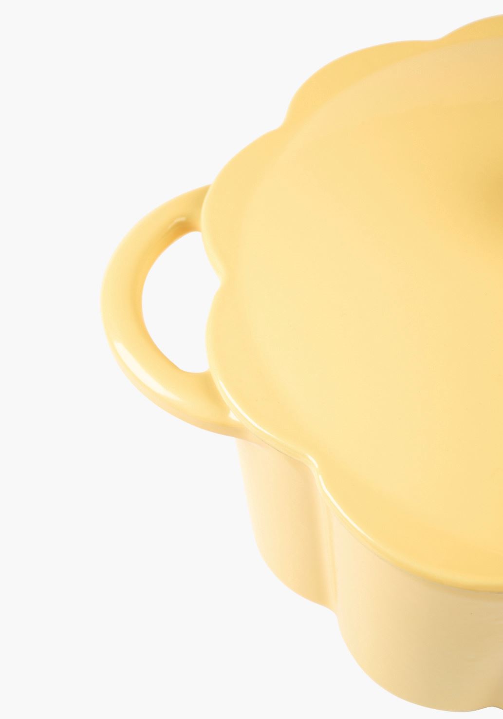 Gjutjärnsgryta rund gul - 4