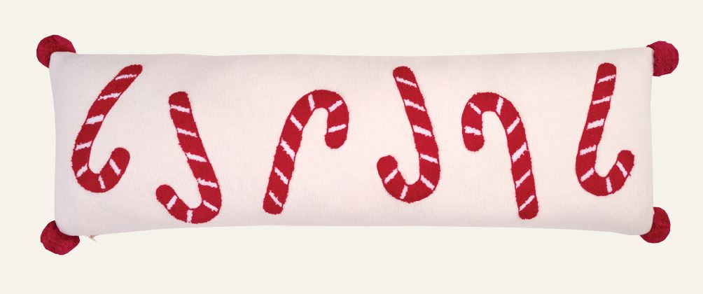 Prydnadskudde multi/röd - 25x80 cm multi/röd - 1