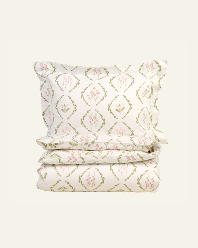 Påslakanset i satin multi - 150x210 cm multi - 1