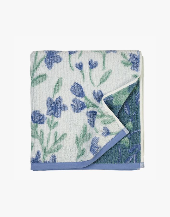 Handduk multi/blå - 70x140 cm multi/blå - 1