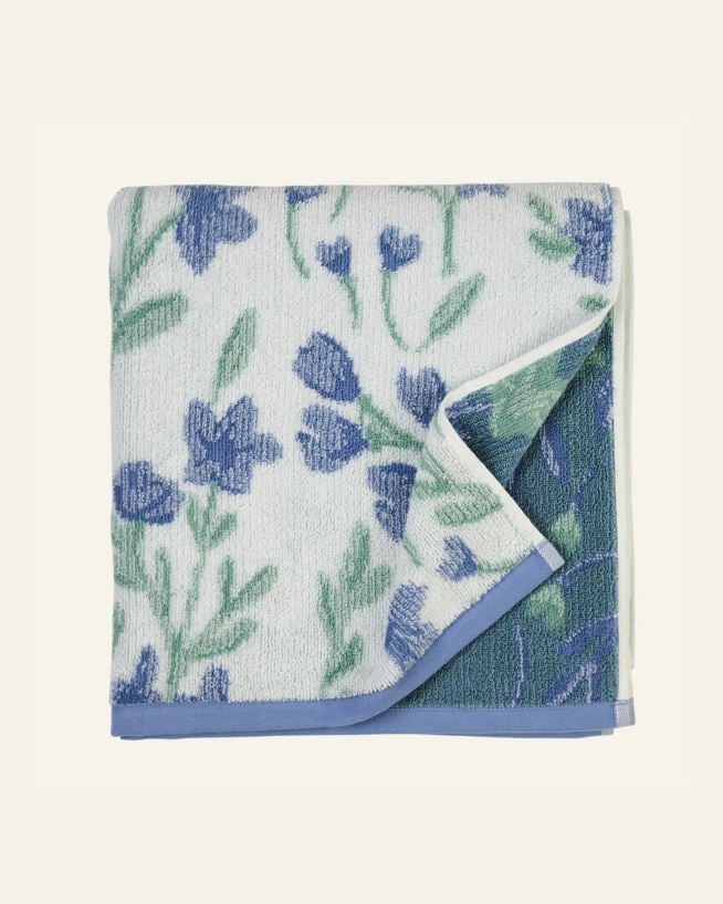 Handduk multi/blå - 70x140 cm multi/blå - 1