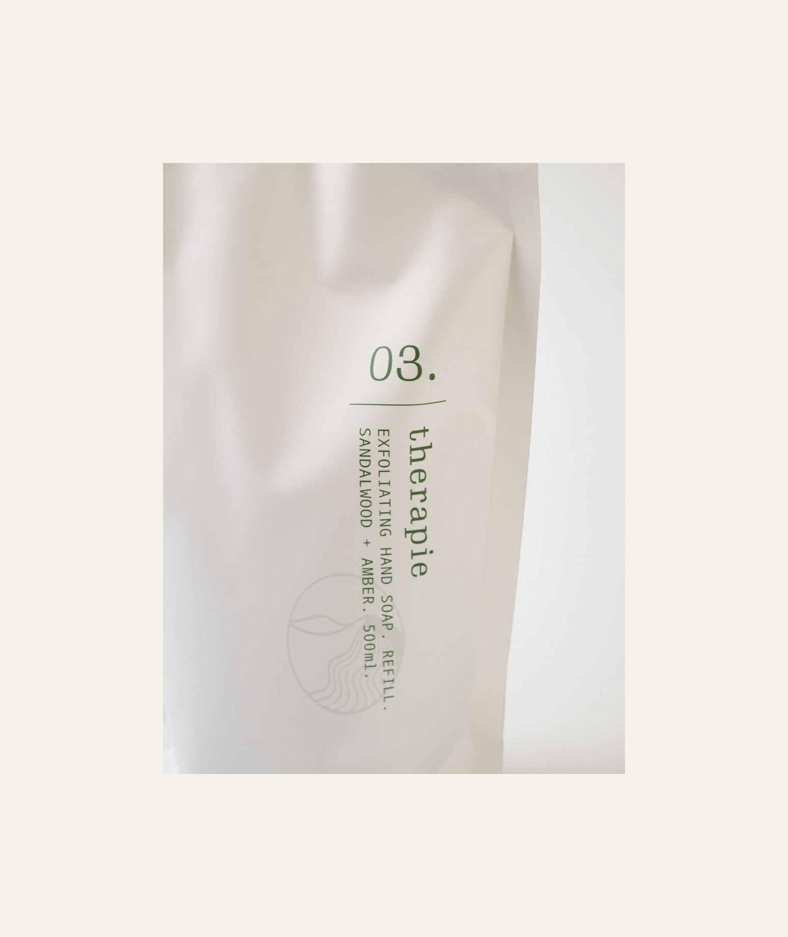 Exfolierande handtvål refill transparent - 2