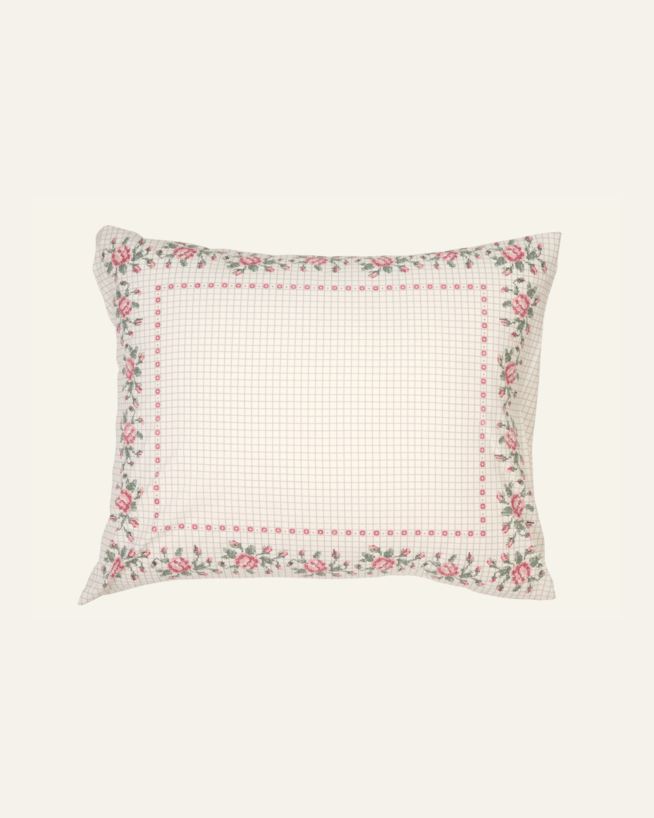 Örngott i bomull multi/rosa - 50x60 cm multi/rosa - 1