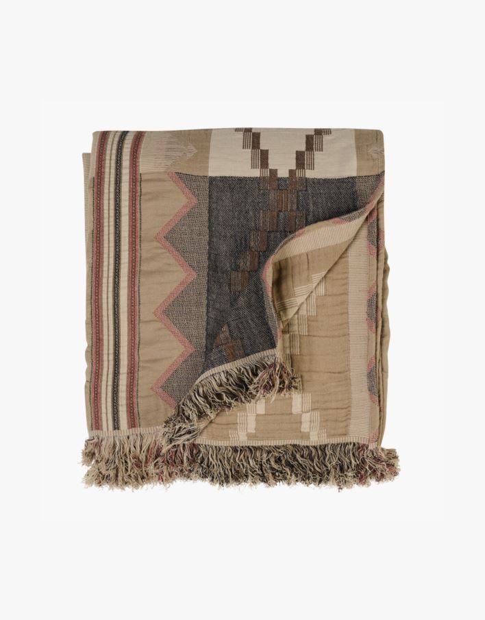 Pläd multi/brun - 130x170 cm multi/brun - 1