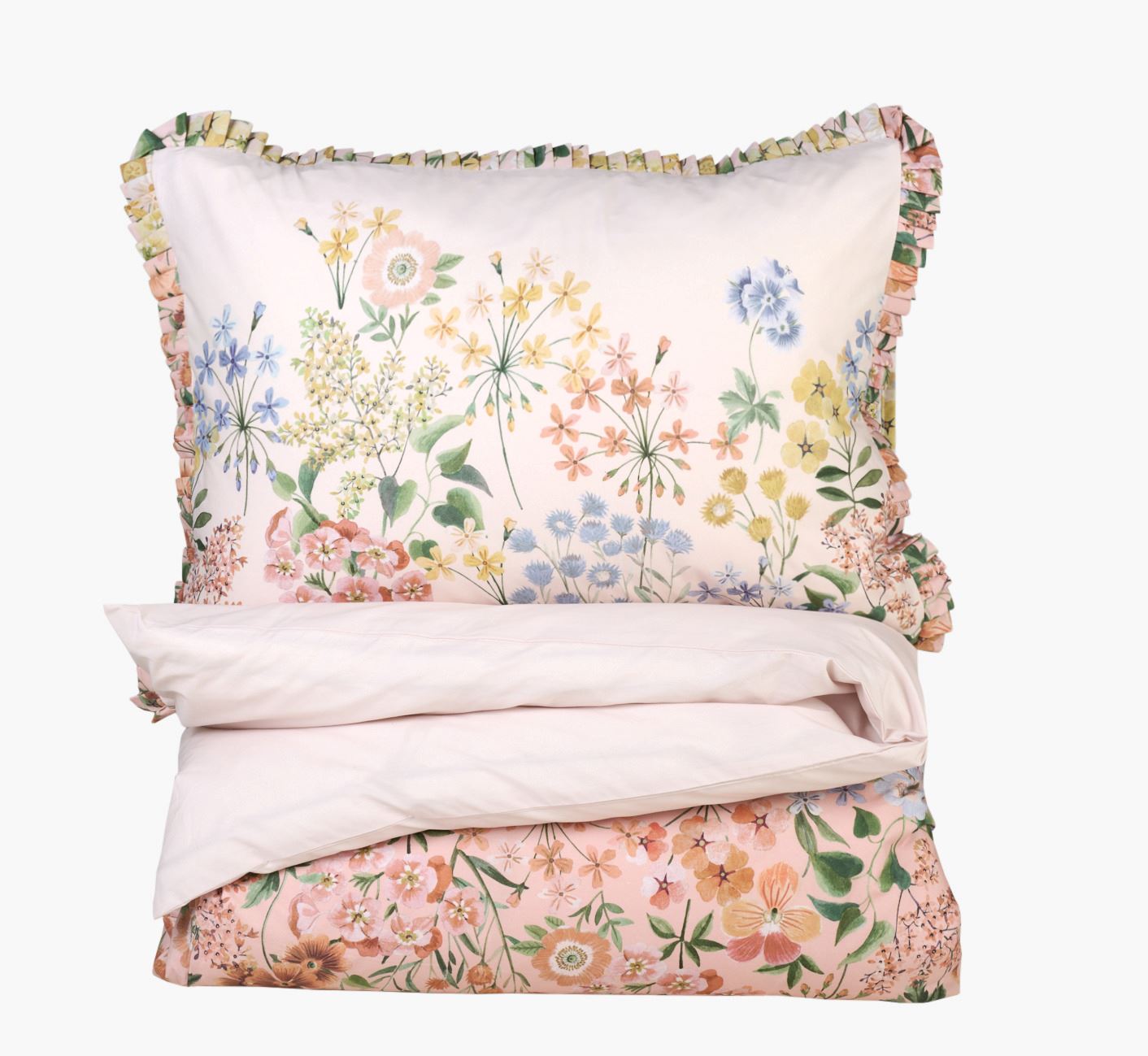 Påslakanset i percale multi - 150x210 cm multi - 1