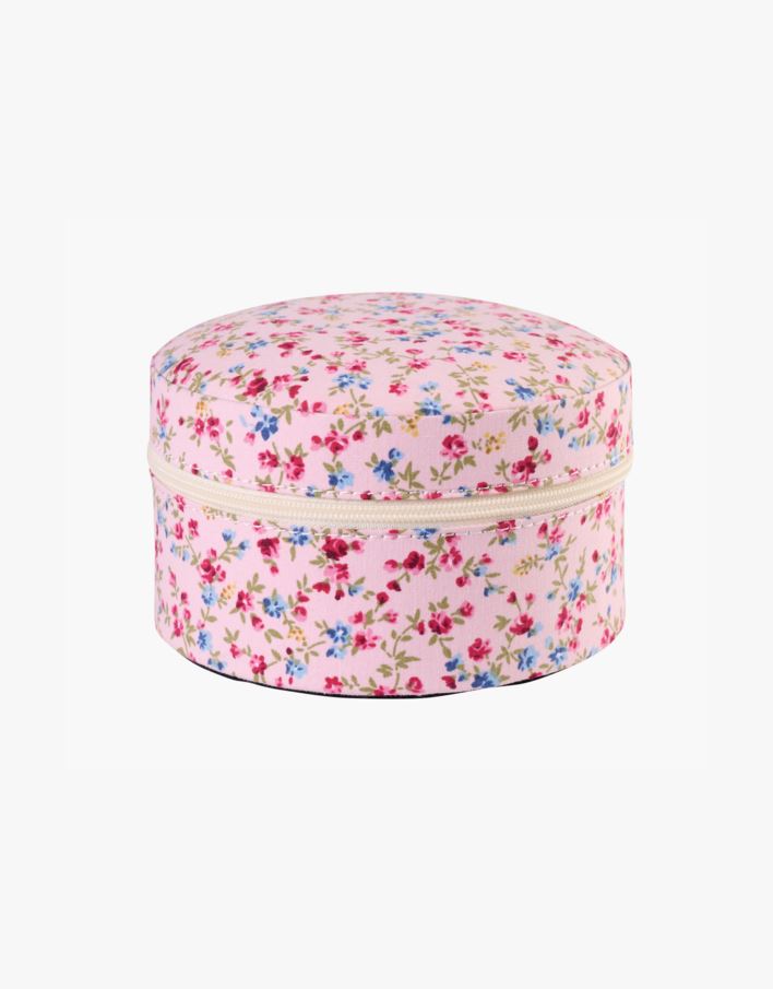 Smyckeskrin med dragkedja rosa - 12x12 cm rosa - 1