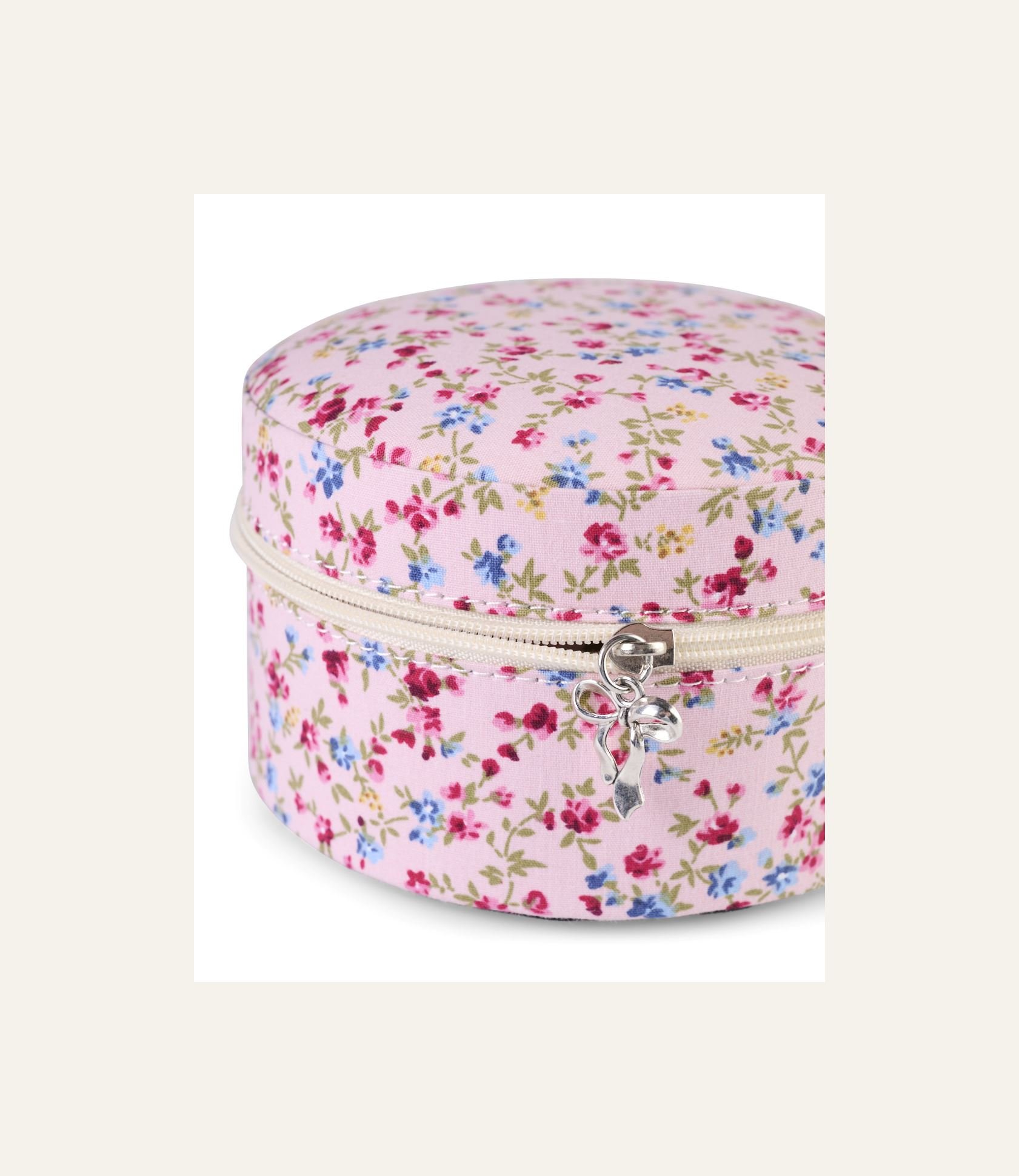 Smyckeskrin med dragkedja rosa - 2