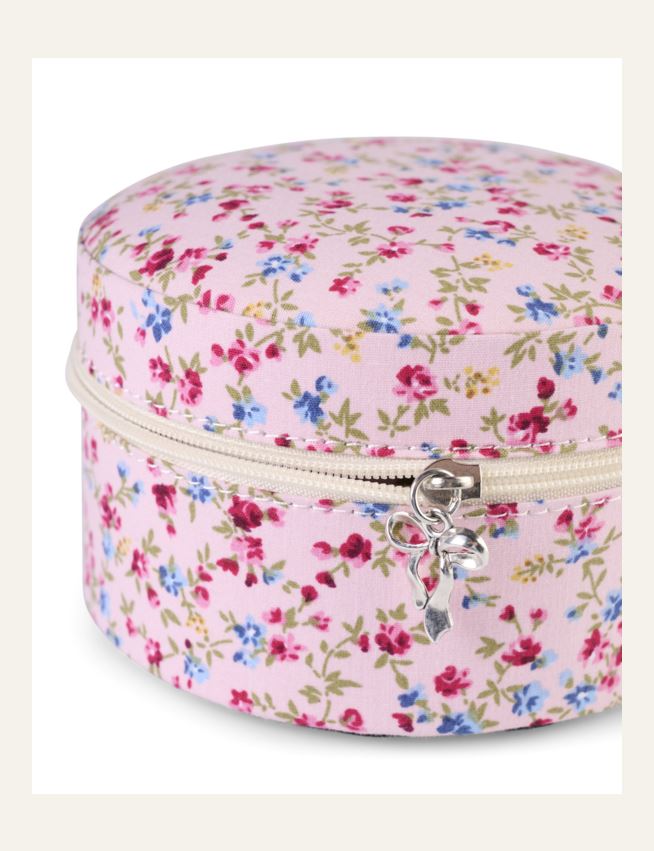 Smyckeskrin med dragkedja rosa - 2