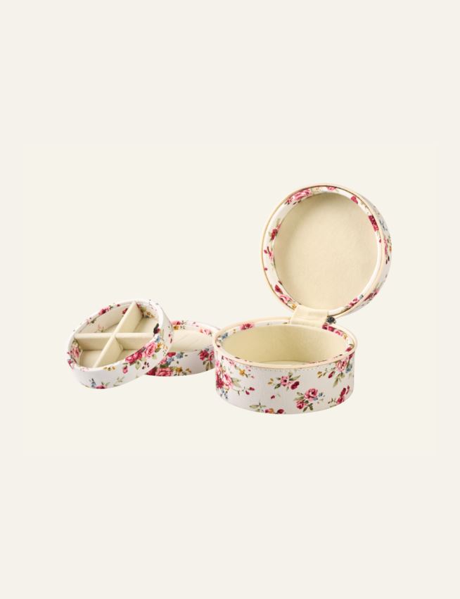 Smyckeskrin med dragkedja vit - 3