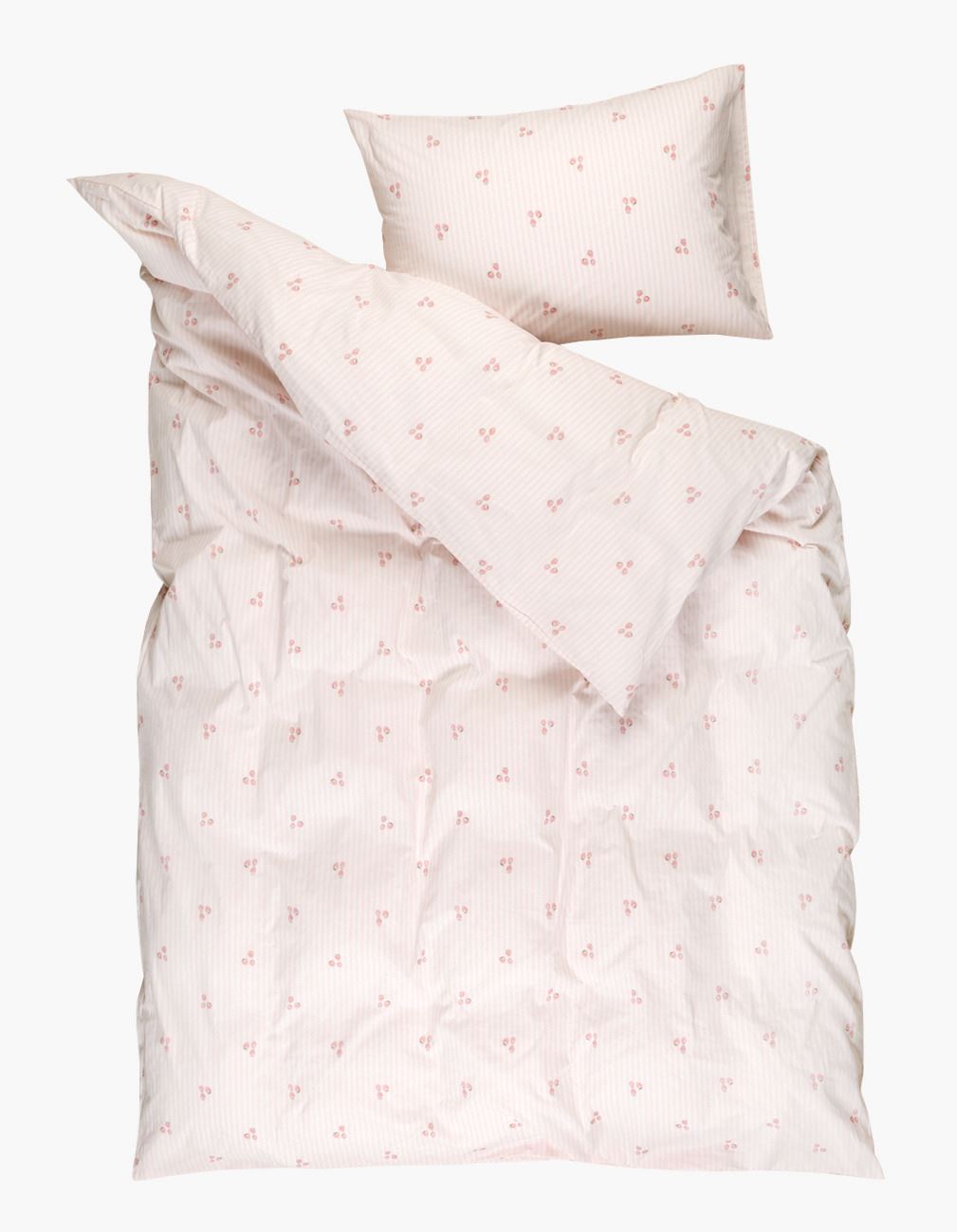 Påslakanset i bomull rosa - 2