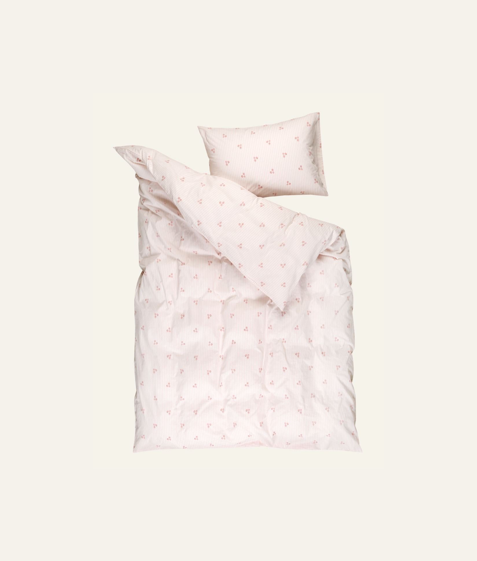 Påslakanset i bomull rosa - 2
