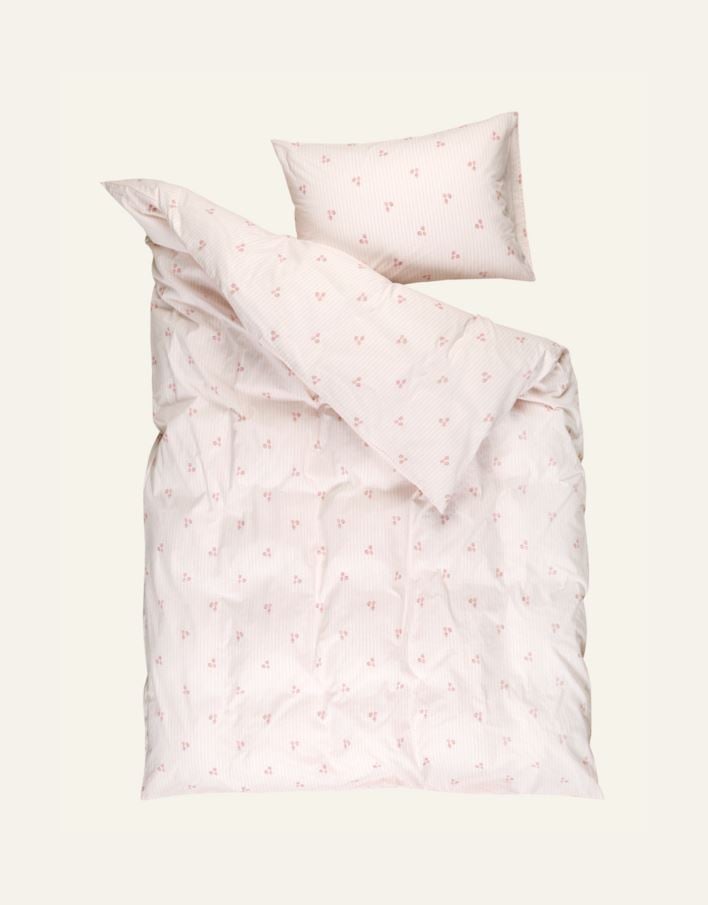 Påslakanset i bomull rosa - 2
