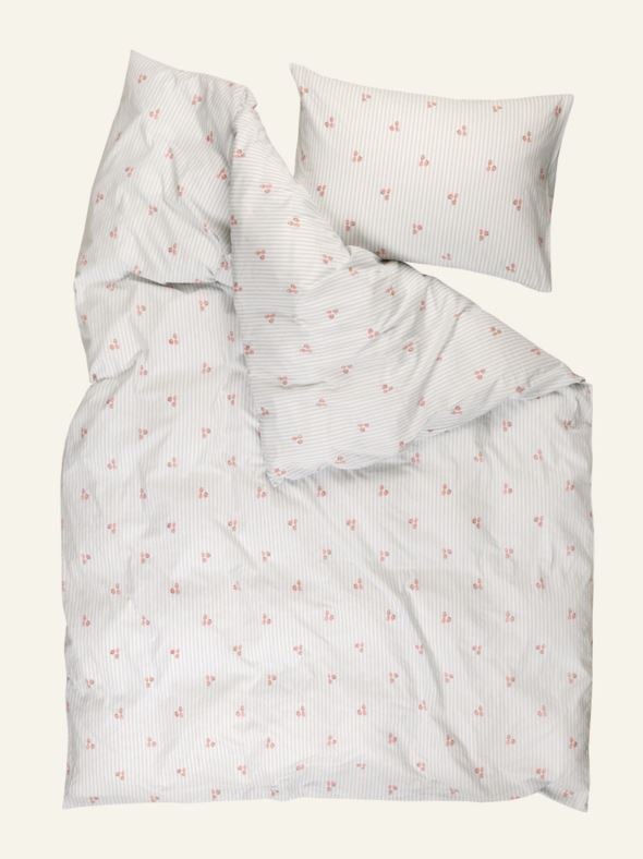 Påslakanset i bomull ljusblå - 3