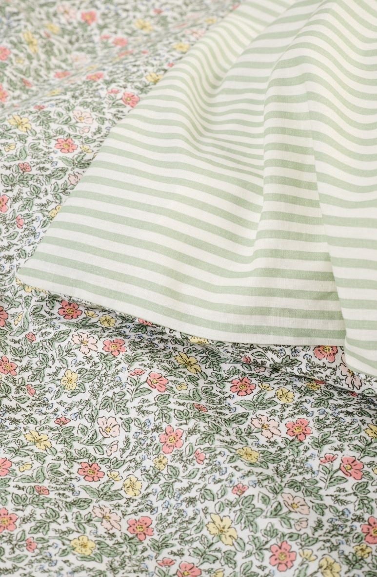 Påslakanset i bomull multi - 4