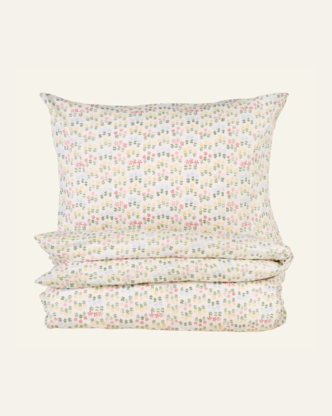 Påslakanset i bomull multi - 150x210 cm multi - 1