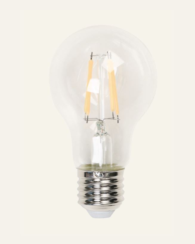 Glödlampa transparent - 6x10,5 cm transparent - 1