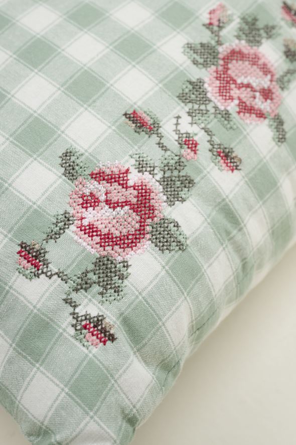 Prydnadskudde multi/grön - 3