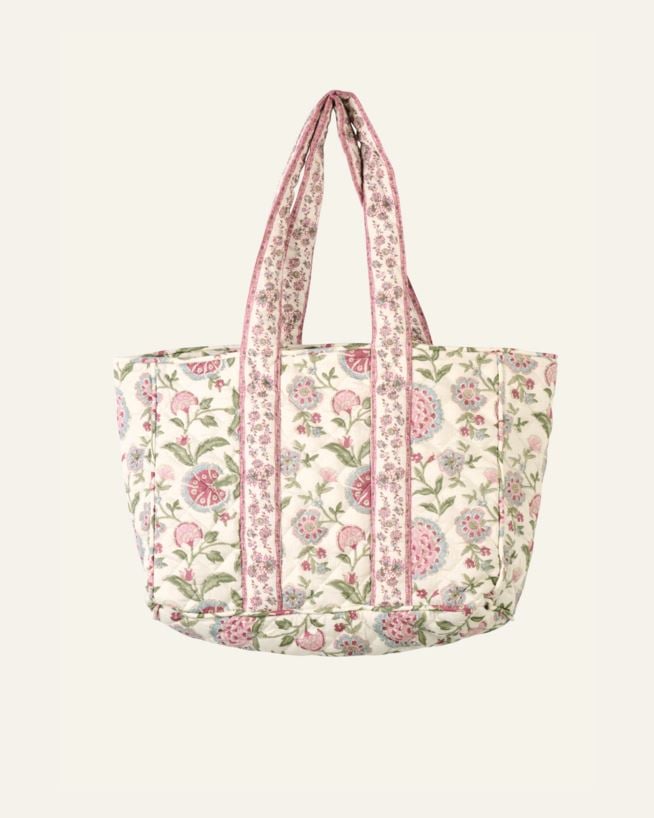 Liten tygväska multi/rosa - 30x40 cm multi/rosa - 1
