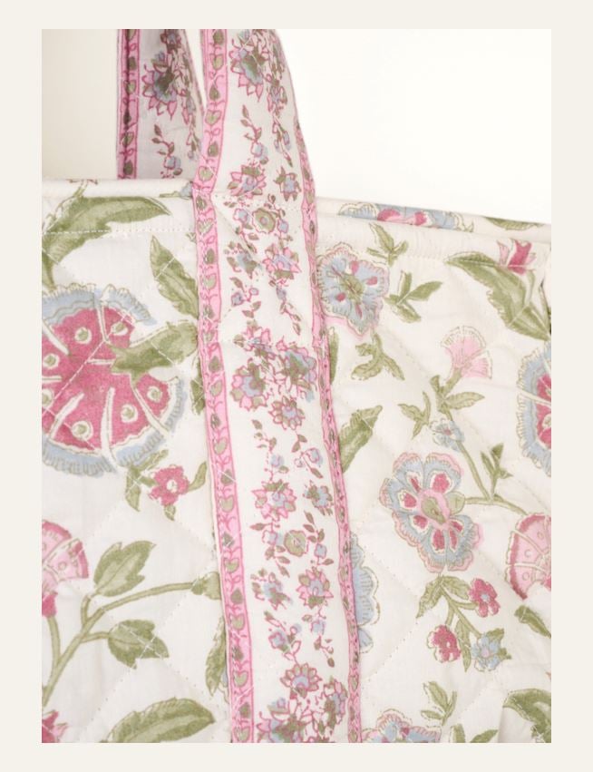 Liten tygväska multi/rosa - 2