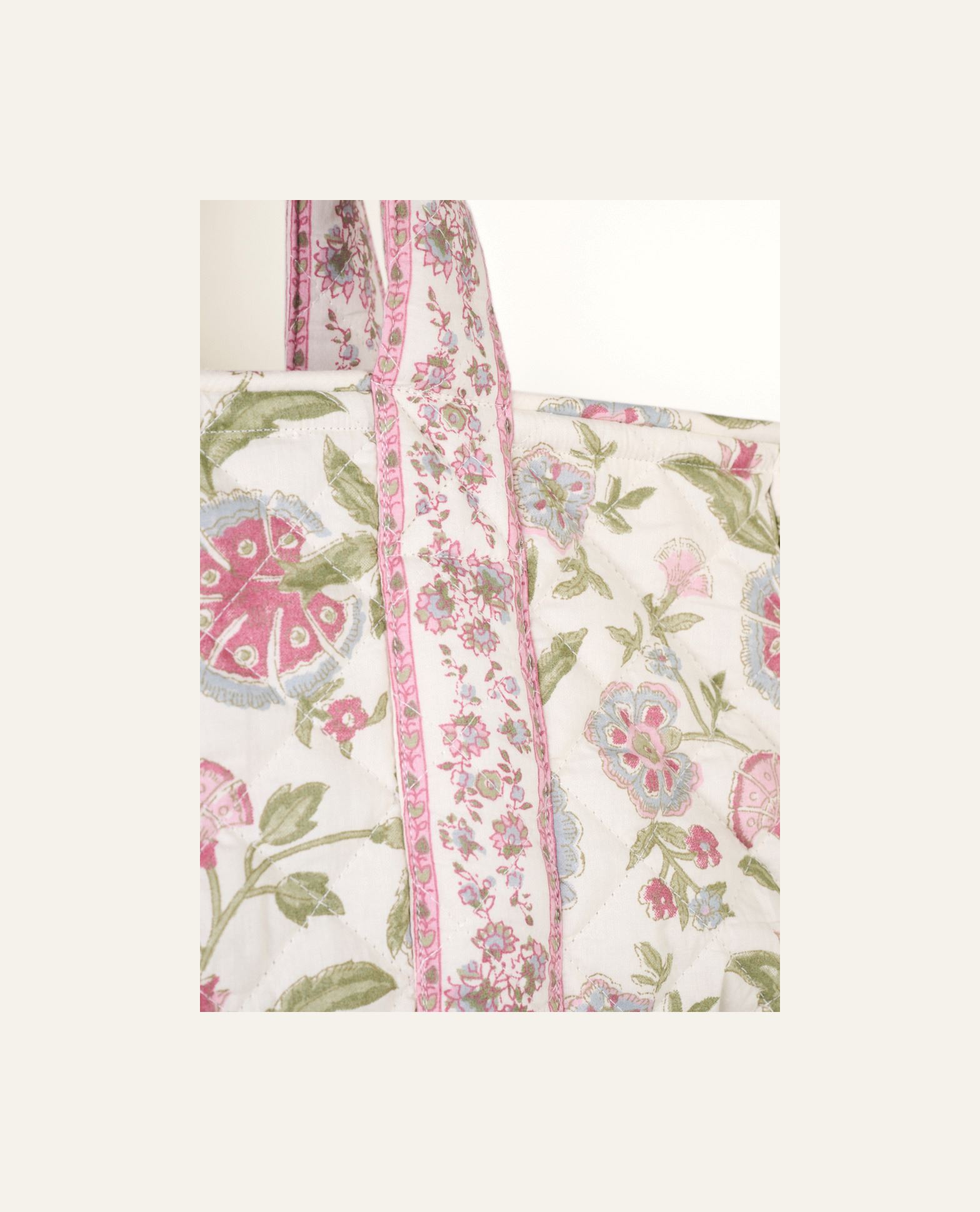 Liten tygväska multi/rosa - 2