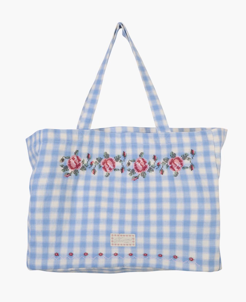 Totebag ljusblå - 33x43 cm ljusblå - 1