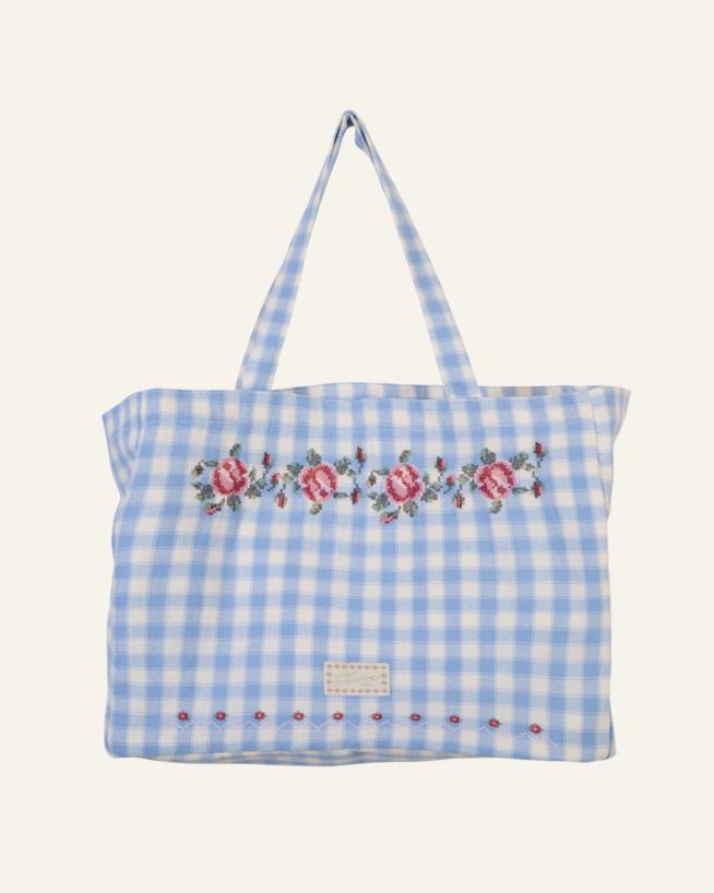 Totebag ljusblå - 33x43 cm ljusblå - 1