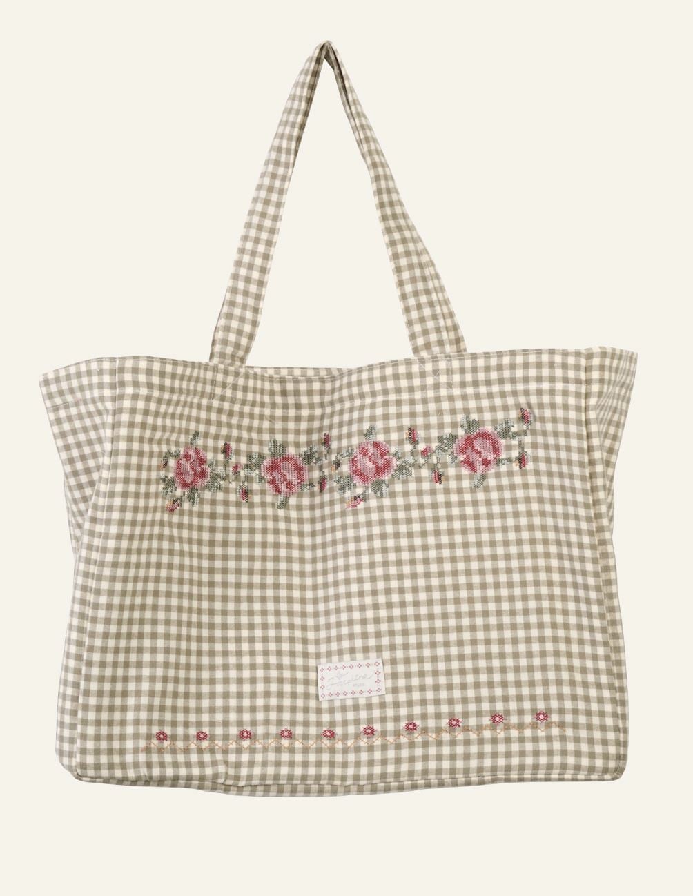 Totebag olivgrön - 33x43 cm olivgrön - 1