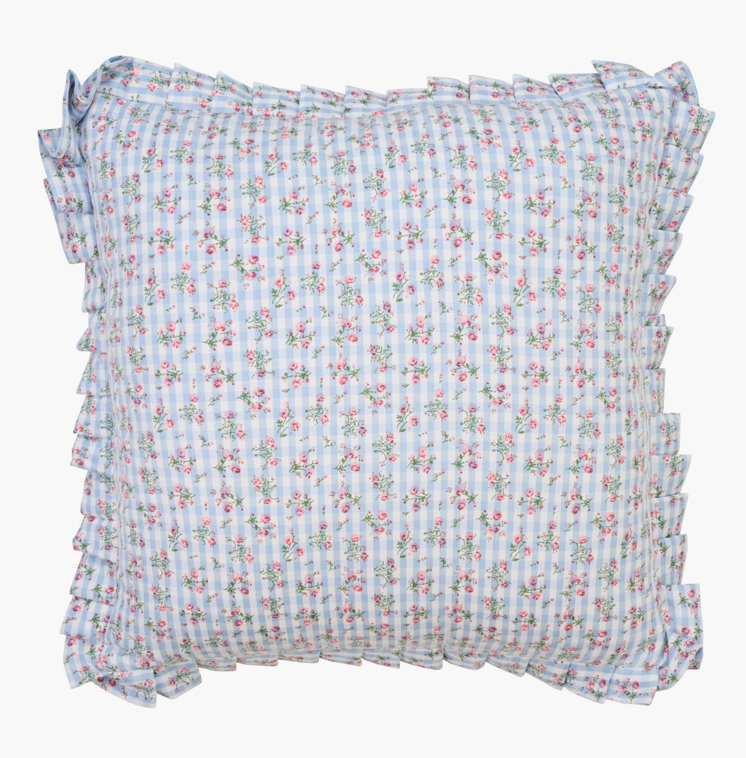 Prydnadskudde multi/blå - 45x45 cm multi/blå - 1