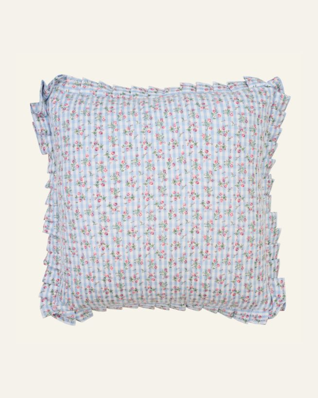 Prydnadskudde multi/blå - 45x45 cm multi/blå - 1