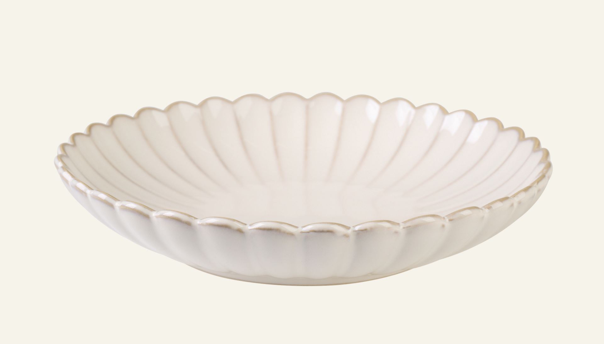 Djup tallrik vit - 2