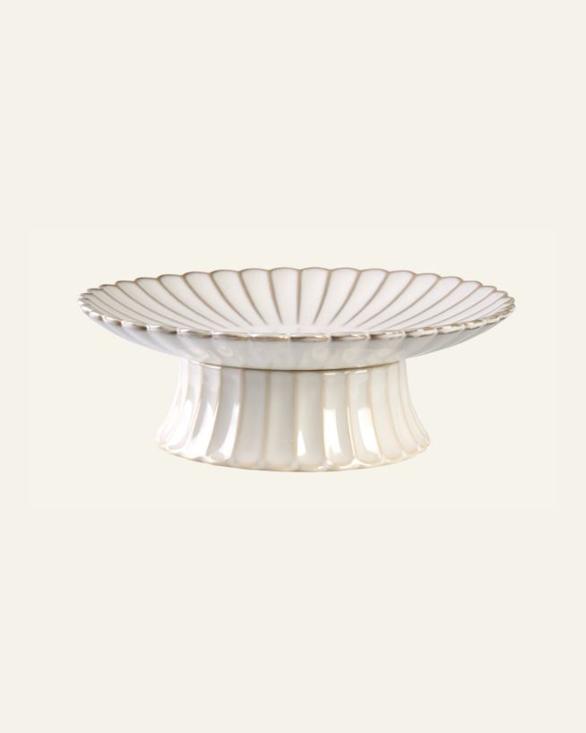Tårtfat vit - ø23 h8 cm vit - 1
