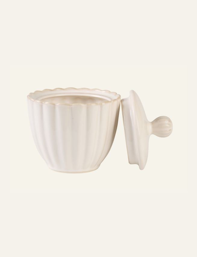 Socker skål vit - 2