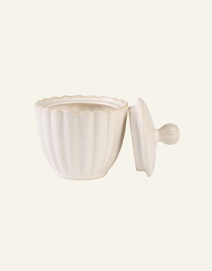 Socker skål vit - 2