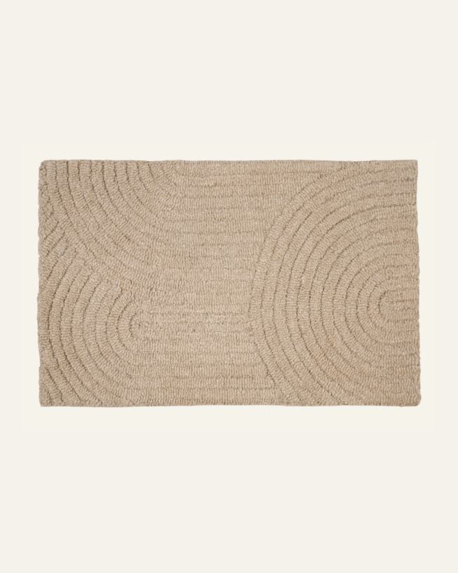Dörrmatta ljusbrun - 50x80 cm ljusbrun - 1