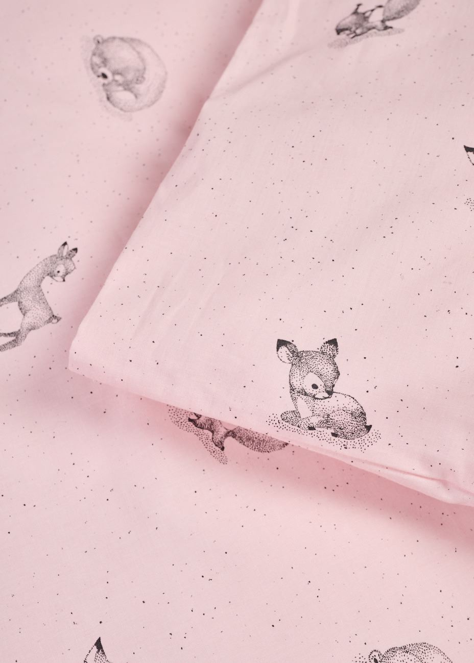 Påslakanset baby ljusrosa - 2