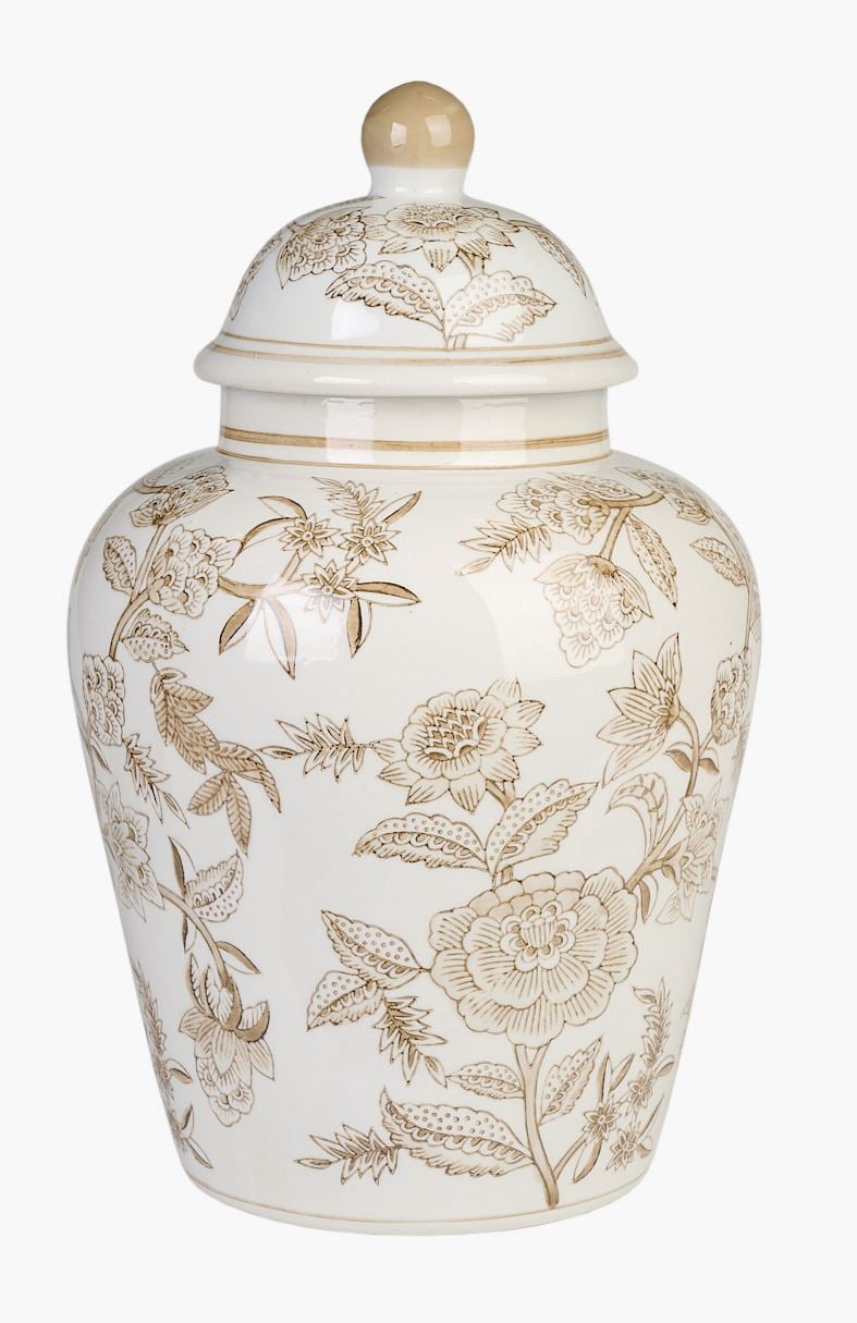 Prydnadskruka multi/beige - 21x21x34 cm multi/beige - 1