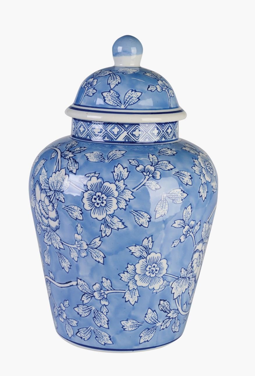 Prydnadskruka multi/blå - 21x21x34 cm multi/blå - 1